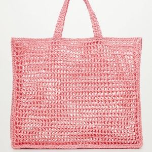 Mango Pink beach bag